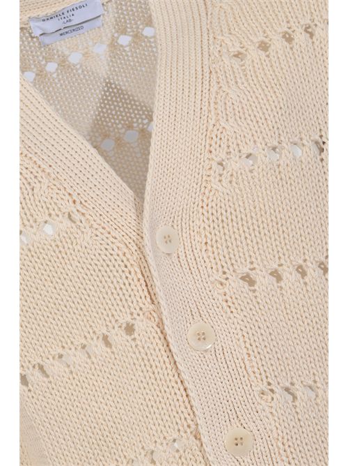 Cardigan traforato in cotone Desert DANIELE FIESOLI | DF 4070DESERT